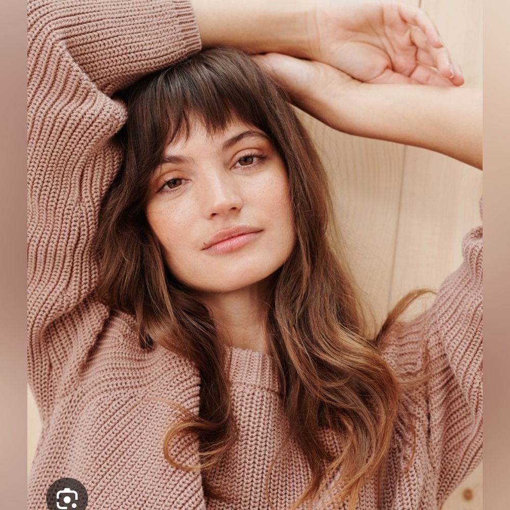 Jenni Kayne Fisherman Sweater in Rose